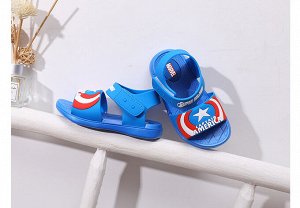 Сандали детские для мальчиков - "Капитан Америка" Captain America • Blue