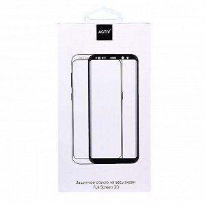 Защитное стекло Full Screen Activ Clean Line 3D для "Samsung SM-G973 Galaxy S10" (black)