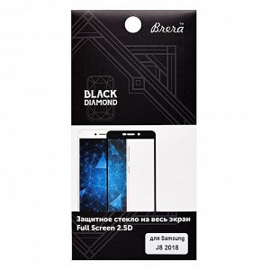 Защитное стекло Full Screen Brera 2,5D для "Samsung SM-J810 Galaxy J8 2018" (black)