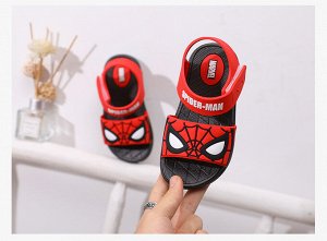 Сандали детские для мальчиков - "Человек-паук" Spider-Man Black&Red