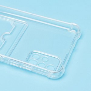 Чехол-накладка - SC278 с картхолдером для "Samsung SM-A515 Galaxy A51" (transparent) (205976)