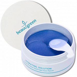 BeauuGreen Патчи для глаз с морской водой и кораллом. Ю. Корея, 60шт. Hydrogel Eye Patch Coral & Aqua