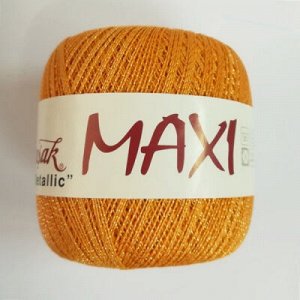 Пряжа для ручного вязания "Мадам трикот Макси металлик"
