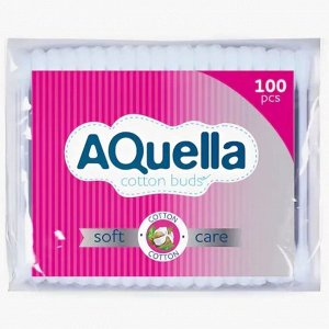 Ватные палочки AQUELLA п/э 100шт