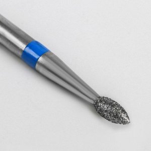 Фреза алмазная для маникюра «Пламя», средняя зернистость, 2,1 ? 4,5 мм