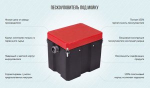 Пескоуловитель под мойку Биофор 0,5-40