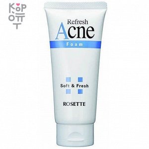 Rosette Acne Foam Пенка для умывания для проблемной подростковой кожи с серой, 120гр.