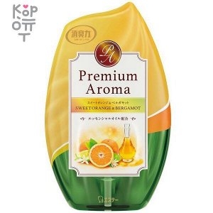 ST Shoushuuriki Жидкий дезодорант – ароматизатор для комнат с ароматом сладкого апельсина и бергамота 400мл.