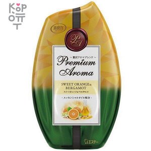 ST Shoushuuriki Жидкий дезодорант – ароматизатор для комнат с ароматом сладкого апельсина и бергамота 400мл.