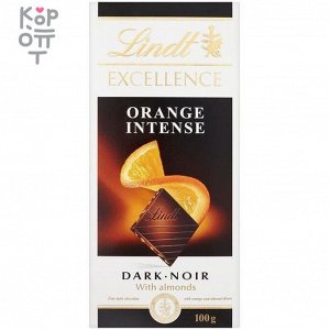 Шоколад Экселленс Тёмный Апельсин, Lindt, 100гр.