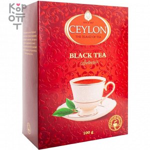 Ceylon Чай черный байховый Цейлон Крупнолистовой "Отборный", 100гр.