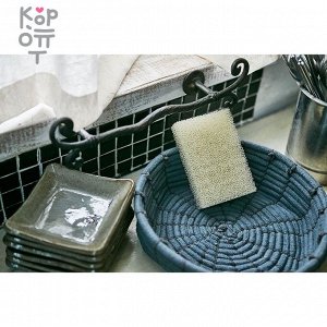 SB CLEAN&CLEAR - Губка для мытья посуды №107 "Filter" (12смх8смх3см) пористый полиуретан