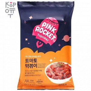 Pink Rocket topokki - Рисовые клецки (Розовая ракета топокки) Стакан на 1 персону, Оригинальный вкус, 120гр.