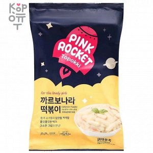 Pink Rocket topokki - Рисовые клецки (Розовая ракета топокки) Стакан на 1 персону, Оригинальный вкус, 120гр.