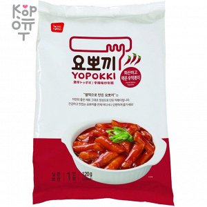 Yopokki Hot and Spicy - Рисовые клецки с острым пряным соусом Стакан на 1 персону, 120гр.