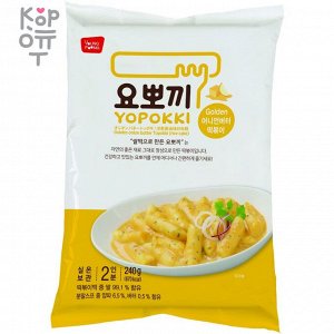 Yopokki Golden Onion Butter - Рисовые клецки со сливочно-луковым соусом Пакетик на 2 персоны, 240гр.