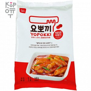 Yopokki Spicy and Sweet - Рисовые клецки с остро-сладким соусом Стакан на 1 персону, 140гр.