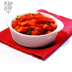 Yopokki Spicy and Sweet - Рисовые клецки с остро-сладким соусом Стакан на 1 персону, 140гр.
