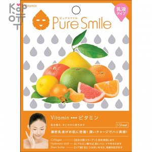 Pure Smile Essence mask emulsion type - Тканевая маска-эмульсия, эмульсионного типа, 27мл.*1шт. Роза