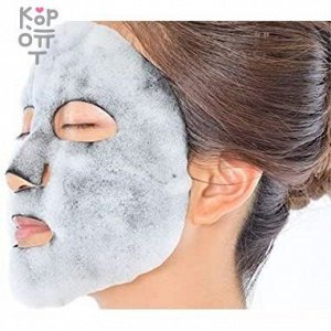Pure Smile Home Spa Black Очищающая и увлажняющая пенная тканевая маска для лица, черный комплекс, 23 мл.
