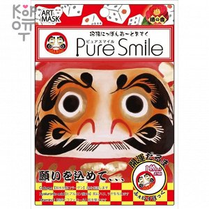 PURE SMILE Art Mask Концентрированная питательная маска для лица с рисунком (дарума) 27мл.