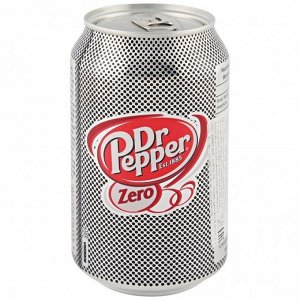 Напиток газированный Dr. Pepper Zero без сахара, Польша, 330 мл