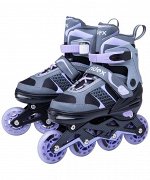 Ролики раздвижные Velum Purple, алюминиевая рама