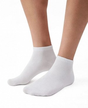 Укороченные гладкие эластичные всесезонные мужские носки из хлопка с комфортной резинкой