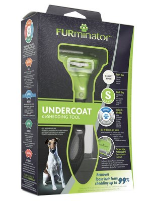 Фурминатор FURminator S для мелких собак с короткой шерстью