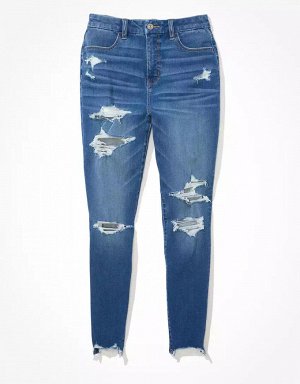 AE Dream Ripped Curvy High-Waisted Jegging Crop