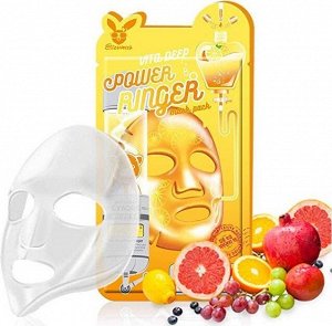 Витаминизированная тканевая маска для повышения упругости кожи лица Vita Deep Power Ringer Mask Pack, Elizavecca 23 мл