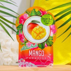Соль для принятия ванны "Novopin Aloha" с ароматом манго (1 пакет 40 г) / бокс 12 шт,