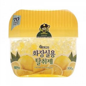 SANDOKKAEBI Гелевый освежитель воздуха для туалета (бусины, лимон) 300 г / 20