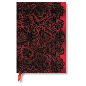 Ежедневник Paperblanks 2018 Rouge Boudoir Slim 90*180мм, 160стр DE4204-4 (понедельн. формат, горизон) (1/48) арт. DE4204-4