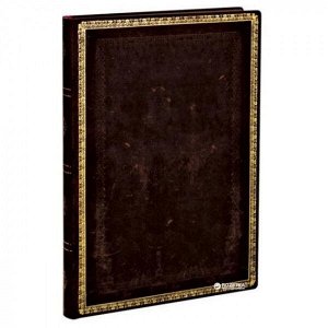 Записная книжка Paperblanks Flexis Black Moroccan Ultra лин. 180*230 мм, 176 стр. FB4445-1 (1/24) арт. FB4445-1