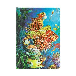 Записная книжка Paperblanks Sea Fantasies Midi лин. 130*180мм, 144стр PB5471-9 (1/60) арт. PB5471-9