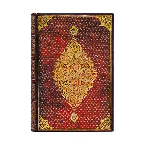 Записная книжка Paperblanks Golden Trefoil Mini лин. 95*140мм, 240стр PB6366-7 (1/36) арт. PB6366-7