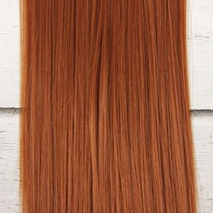 Волосы - тресс для кукол «Прямые» длина волос: 25 см, ширина:100 см, цвет № 30