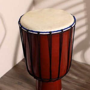 Музыкальный инструмент барабан джембе "Цветной" 70х27х27 см МИКС