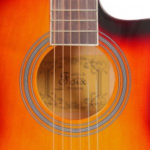 Акустическая гитара Foix FFG-1039SB санберст, с вырезом
