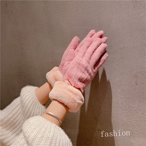 Женские перчатки с сенсорным экраном