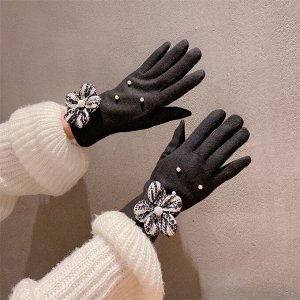 Женские перчатки с сенсорным экраном