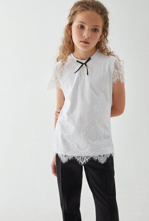 Блузка детская для девочек Tya белый