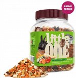 Little One лакомство для грызунов Овощная смесь 150г Банка