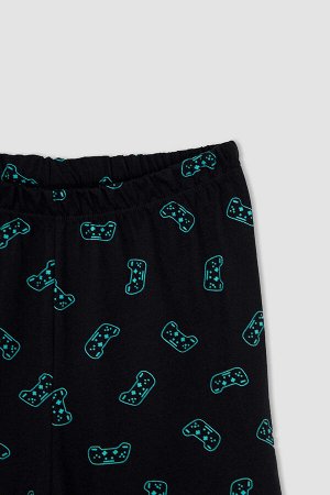 DEFACTO Пижамный комплект капри с короткими рукавами для мальчиков
