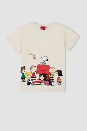 Футболка с короткими рукавами стандартного кроя Girl Snoopy