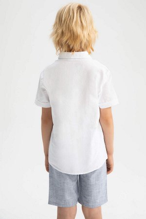 Рубашка Материал  Размеры модели: рост: 1,29 Надет размер: 7/8 лет Материал : Хлопок  100%