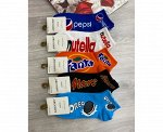 НОСКИ ЖЕНСКИЕ 10 ПАР РАЗНОГО ЦВЕТА