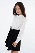 Черная школьная юбка Mooriposh, модель 0334