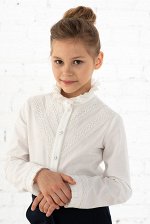 Молочная школьная блуза Mooriposh, модель 06135